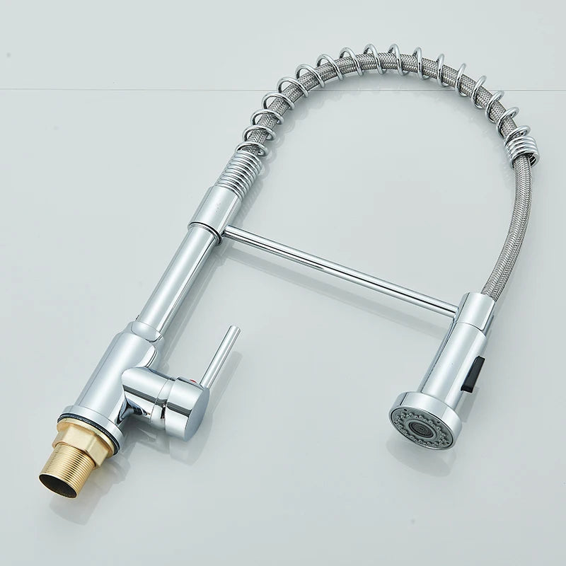 Robinet de cuisine à douchette extractible, mitigeur eau chaude/froide