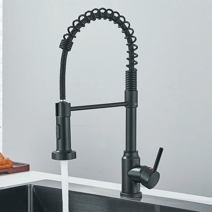 Robinet de cuisine à douchette extractible, mitigeur eau chaude/froide